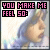 Pixelated image of a person with light purple hair and pink lips, overlaid with text in pink and blue pixel fonts.