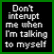 Two side-by-side animated frames of a buddy icon with text and symbols on black backgrounds, framed by green borders.