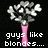 Pixelated icon of a pink-handled object with white and gray floral or abstract shapes, displaying text about hair preferences.