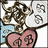 Animated icon shows a character with brown hair holding two white speech bubbles containing 'B' symbols, standing behind a pink heart shape.