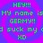 Pixelated green text on purple and pink spiral background with repeated 'HEY!!! MY name is GERMY!! d suck my d XD' across four identical