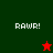 Four quadrants display 'RAW!' text with a star icon changing color between green and red backgrounds.