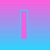 A 2x2 contact sheet of a four-frame animation showing the phrase "I LOVE YOU" in pink neon-style text against a blue-to-pink gradient background, with one frame blank gray.