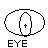 Pixel art icon with black and pink elements: an eye symbol, stick figure, heart graphic, and text reading 'heart', 'forever & always' on white background.