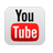 Pixelated YouTube icon with 'You' in black above 'Tube' in white on red rectangle, all within rounded white square on gray background.