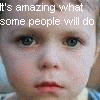 A child's face with text above and below, showing two states where the word 'abuse' appears in the lower right.