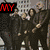 Six- of pixelated images with overlaid text fragments forming 'MY CHEMICAL ROMANCE IS THE BEST!!!'
