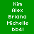 Green background displays names in white pixelated text with highlighted ; animation cycles through different name selections