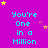 identical pixelated text phrases on a purple background with scattered stars