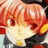 A pixelated anime-style character with orange hair and red eyes appears on the left side of a contact sheet, while the right side displays white text reading "Anime IM" above smaller text that may be "COM" against a black background.