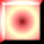 nine square with a glowing red-orange gradient background, each containing partial text fragments from 'Lady Godiva's Operation' in black serif font