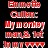 Pixelated image with red text overlays and three celebrity photos, featuring Edward Cullen references and heart symbols.