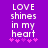 A static contact sheet of two identical animated frames showing pixelated text and star symbols on a solid purple background.