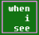 Four pixelated display text fragments with colored backgrounds and green circular elements, forming a cohesive phrase