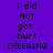 Pixelated text on purple background with white rectangular overlays showing different word combinations.
