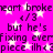 Pixelated text on a bright pink background with white star shapes, repeating phrases about heartbreak and fixing pieces.