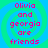Four identical display pink text on a blue-green spiral background, each reading "Olivia and georgia are friends" in pixelated font
