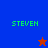 Four display the name 'STEVEN' in green pixelated text with two star icons on blue and red backgrounds