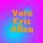 Four identical display orange text 'Vote Kris Allen' on a gradient background shifting from blue to pink