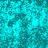 A static pixelated image composed of small square tiles in varying shades of cyan and turquoise, forming an abstract pattern with no discernible subjects or text.