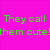 Green pixelated text on a bright pink background with one gray , displaying phrases about singers and the Jonas Brothers