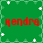 Green background with white star-like shapes and light green diamond patterns, red text 'kendra' repeated four times in a