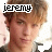 nine identical pixelated images showing a person with light brown hair and neutral expression, each featuring text above the head and two small blue hearts below