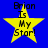 Yellow star with 'Brion Is My Star!' text on blue background, four identical static frames shown in a