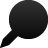 Black wireframe pin icon with rounded top and tapered bottom on light gray background.
