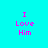 Four variations of a pixelated text-based icon showing "I Love Him" with green background bars shifting positions across frames.