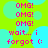 Pixelated text on a bright green background with cyan circles; repeated 'OMG!' and 'wait... i forgot :(' in pink and white.