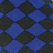 A static pixelated pattern of dark diamond shapes arranged in a grid on a blue background with varying shades.