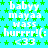 A static image with a bright cyan background covered in small green stars, displaying repeated white text and symbols.