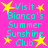 Bright pink background with cyan text reading "Visit Bianca's Summer Sunshine Club" surrounded by yellow stars.