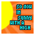 Pixel art animation of a sunlit scene with text changes, featuring 'SUNNY WITH A HIGH' transitioning to 'SINCE YOU TOOK HEAVY HEART', then 'AND MADE IT LIGHT' with heart and star symbols.