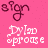 Pixelated text on a pink background with dark and light text elements.
