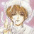 A 48x48 pixel animated buddy icon featuring a character with light brown hair and white clothing on the left, paired with "Anime IM" text in silver lettering on a black background to the right.