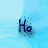 Animated sequence showing 'Ho' text with pixelated distortion effects across on a light blue background
