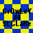 Blue and yellow checkered background with black text reading "CrOwLeY #4 StCLaRe" in two identical horizontal
