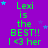 Purple background with green text reading "Lexi is the BEST!! I <3 her" repeated in a pattern, surrounded by blue and purple stars
