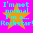 A bright pink background features four identical orange stars with cyan text reading "I'm not normal I'm a... Rockstar!" arranged in two