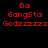 Pixelated red text on black background with cyan rectangular overlays shifting across of text in a