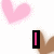 Pixelated pink hearts float above text reading 'I LOVE PAUL' in green and orange lettering on a white background with brown accents.
