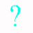 A pixelated cyan question mark on white background, with text 'Question of the Day' and '1200 Points' in matching style.