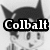 Black-and-white cartoon character with pointed ears and dark hair, displaying text overlays across four