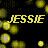 Animated contact sheet showing two frames of a buddy icon with yellow text and floating light effects on black background.