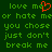 Green pixelated text on dark green background with red heart symbol replacing 'me' in first line, repeated twice side-by-side.