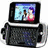 A pixelated mobile device with a screen showing two figures, next to a pink heart and text reading "Sidekick 3= LOVE!" on white background.