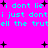 Bright pink background with cyan text repeating 'i dont lie i dont lie i just donti just dont ell the trutell the trut' and scattered black plus signs.