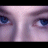 A 48x48 pixel animated contact sheet showing two sequential frames of a close-up on blue eyes with subtle animation changes across the sampled frames.